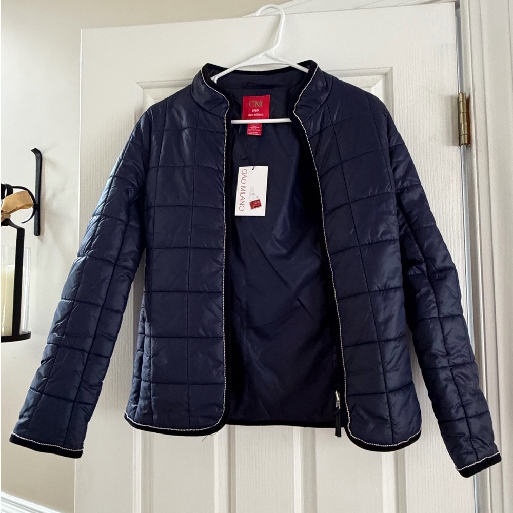 Ciao Milano Blue Quilted Women’s Jacket